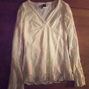 Lacey long sleeve ivory / beige color